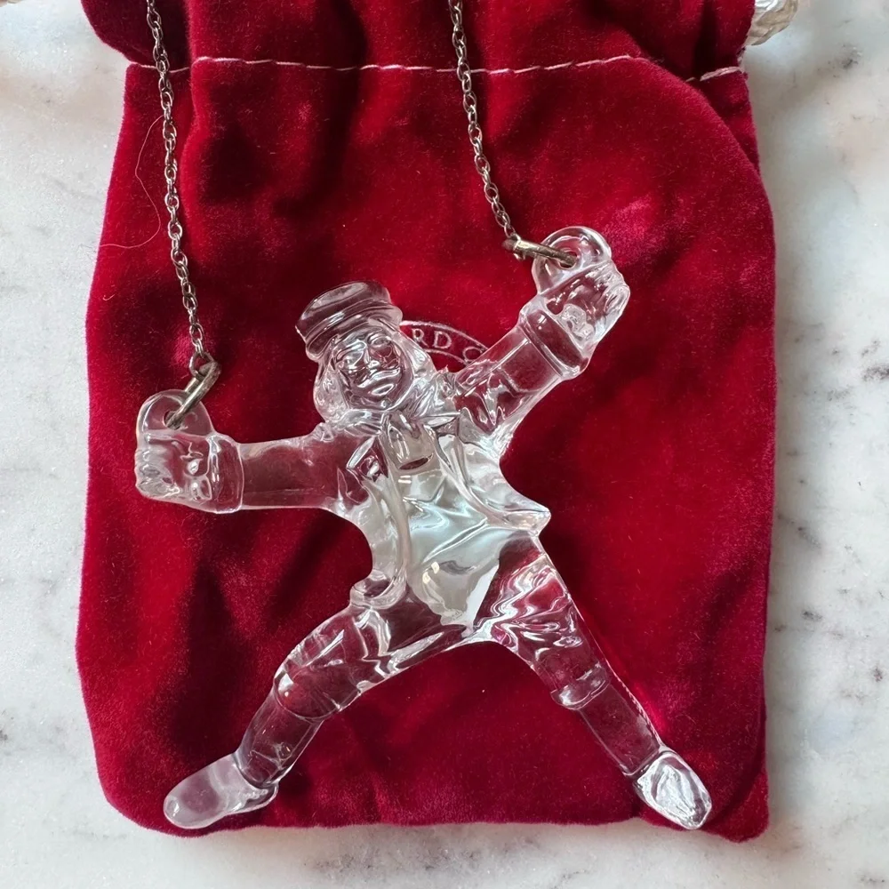 Waterford Crystal Ten Lords Leaping VTG 12 Days Of Christmas Ornament - 2004